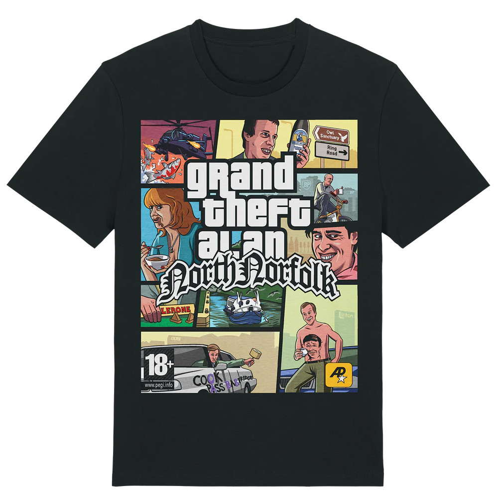 Grand Theft Alan North Norfolk T-shirt Gifts For Father's Day From Daughter