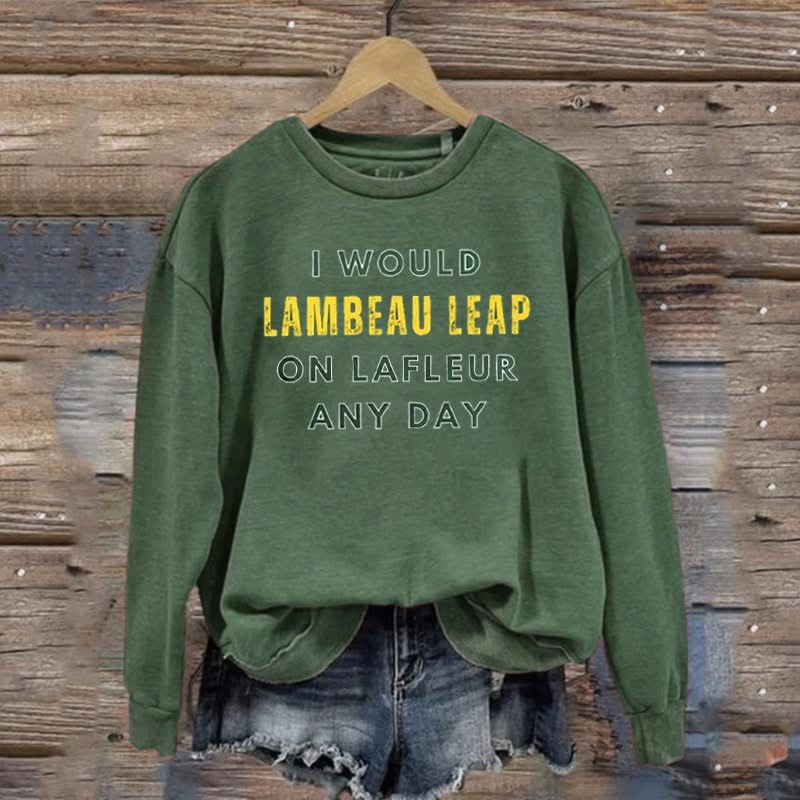 Green Bay Packers Football Vintage Lambeau Leap Lafleur And Day Sweatshirt Best Gift For Football Fans