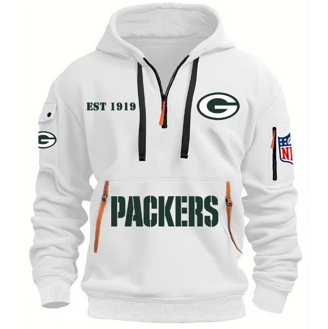 Green Bay Packers NFL 2026 Quarter Zip Hoodie Best Gift For Fans