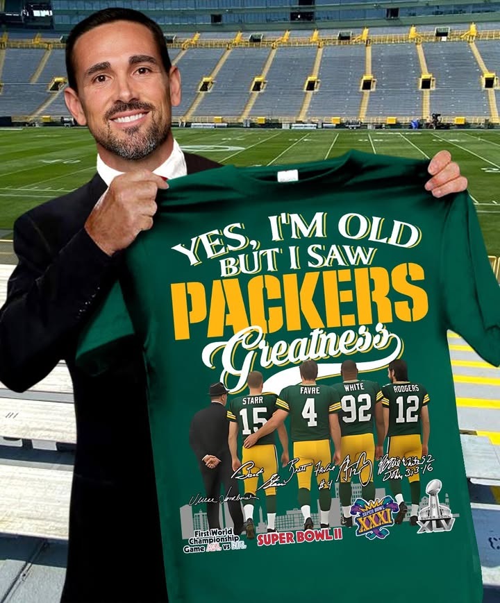 Green Bay Packers Yes Im Old But I Saw Packers Greatness T-Shirt NFL Football Vintage Best Gift For Fans
