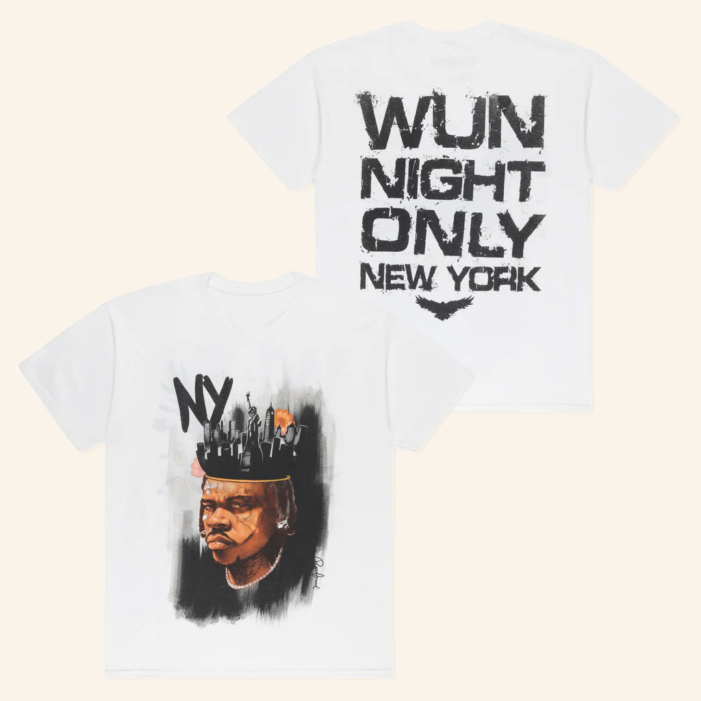 Gunna Merch Wun Night Only New York T-Shirt For Rap Music Lovers