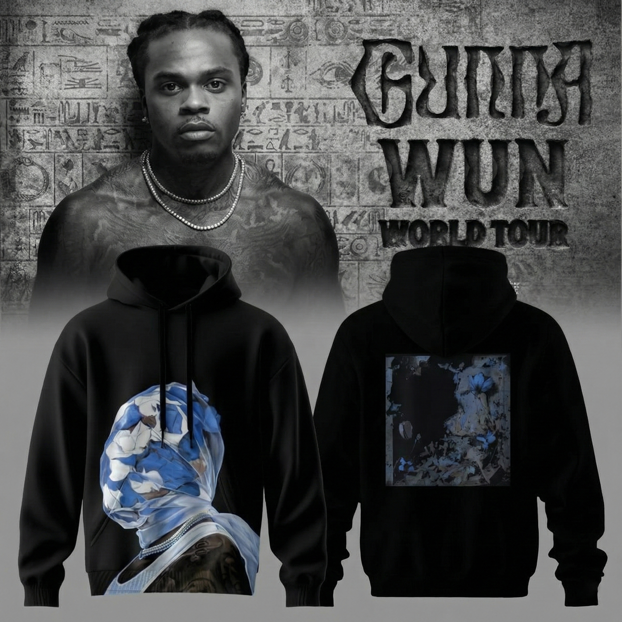 Gunna Wun World Tour 2026 Hoodie Gunna Merch Best Gift For Hip Hop Music Fans