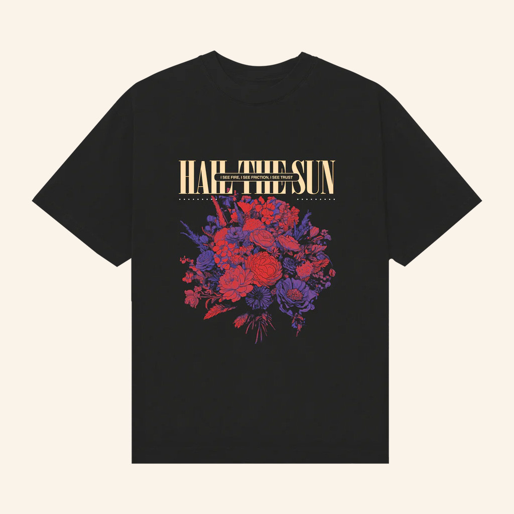 Hail The Sun Merch Fire And Friction T-Shirt For Music Lovers