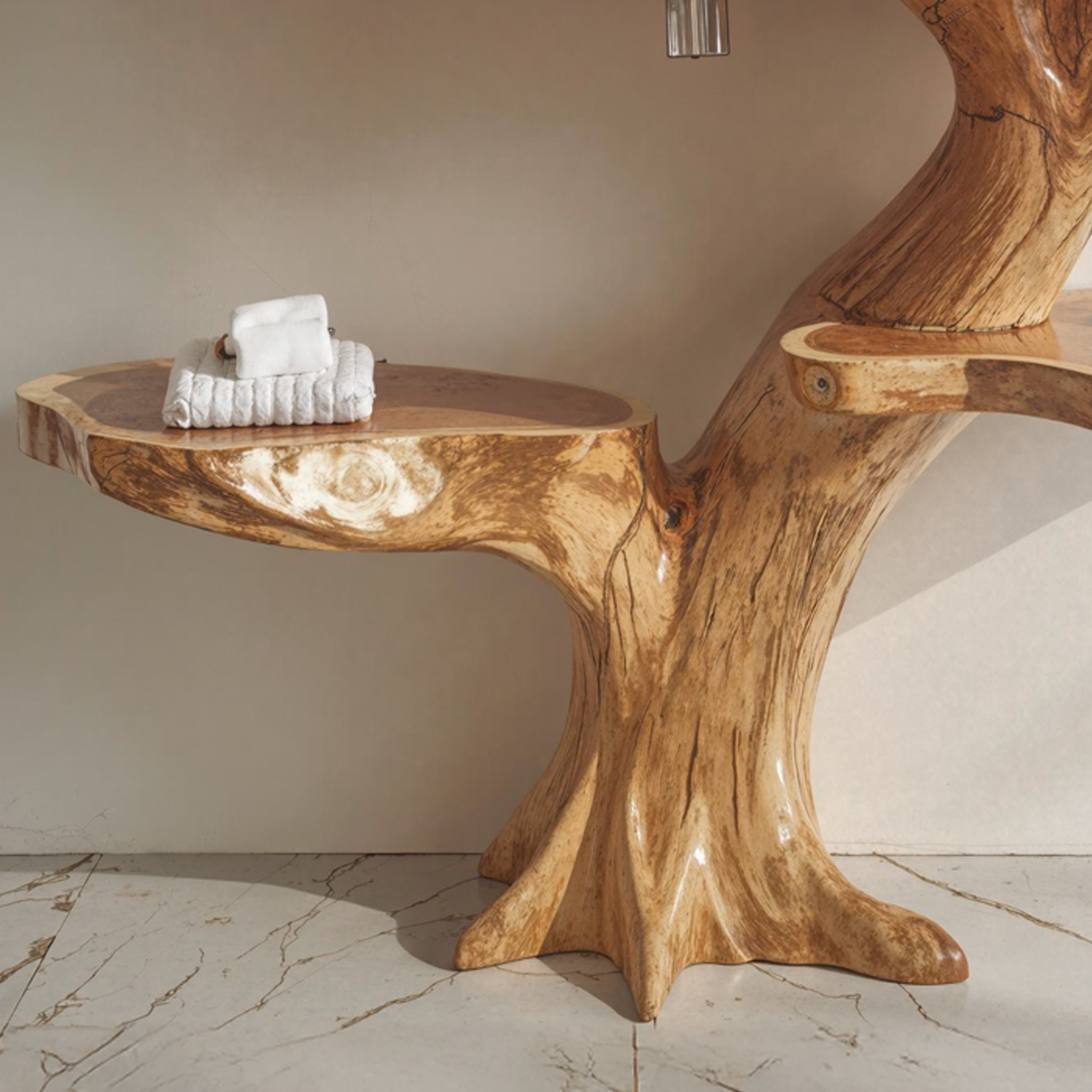 Handcrafted Floating Bathroom Vanity SILDTBRV004