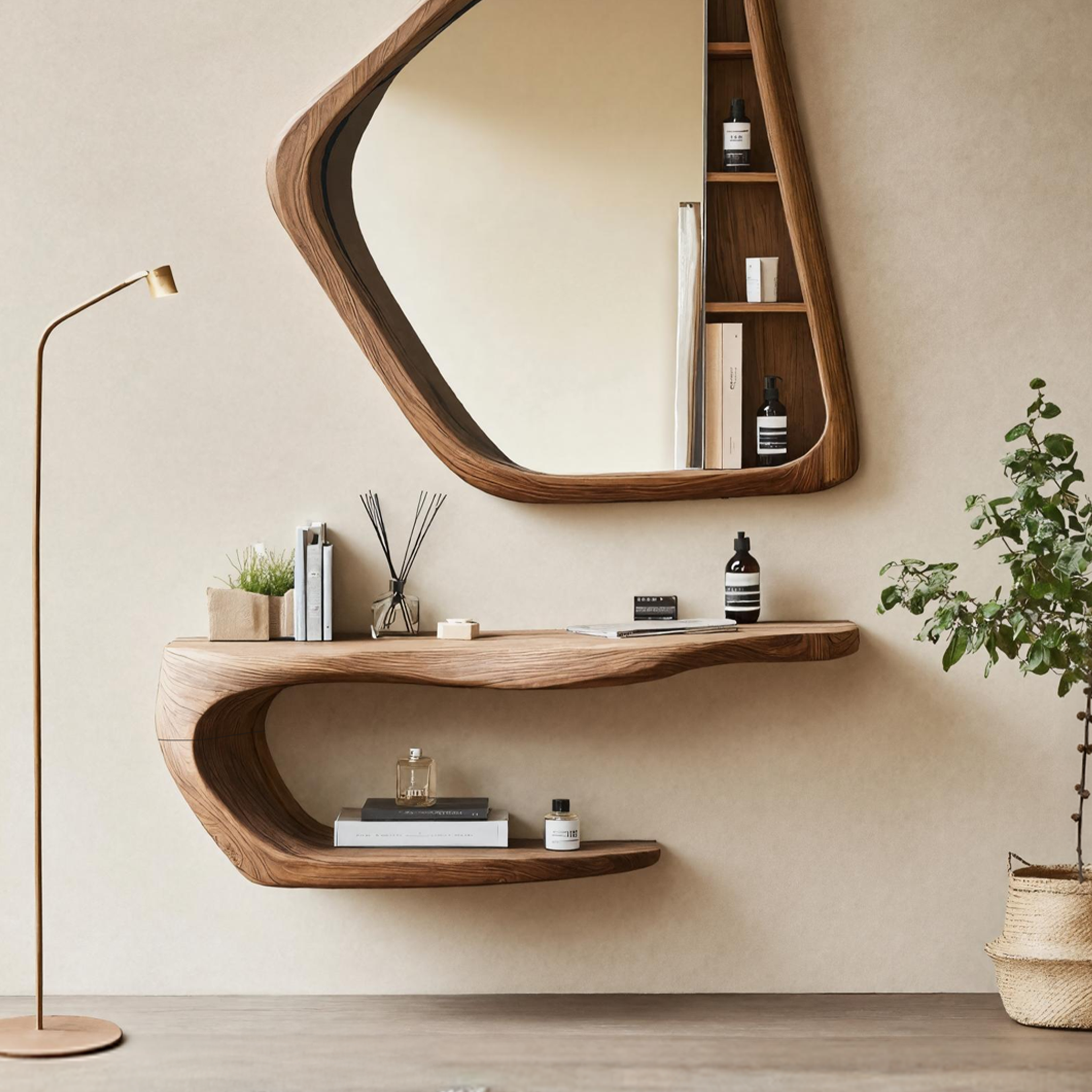 Handcrafted Live Edge Vanity for Stylish Bathroom Design SILDTTNMV006