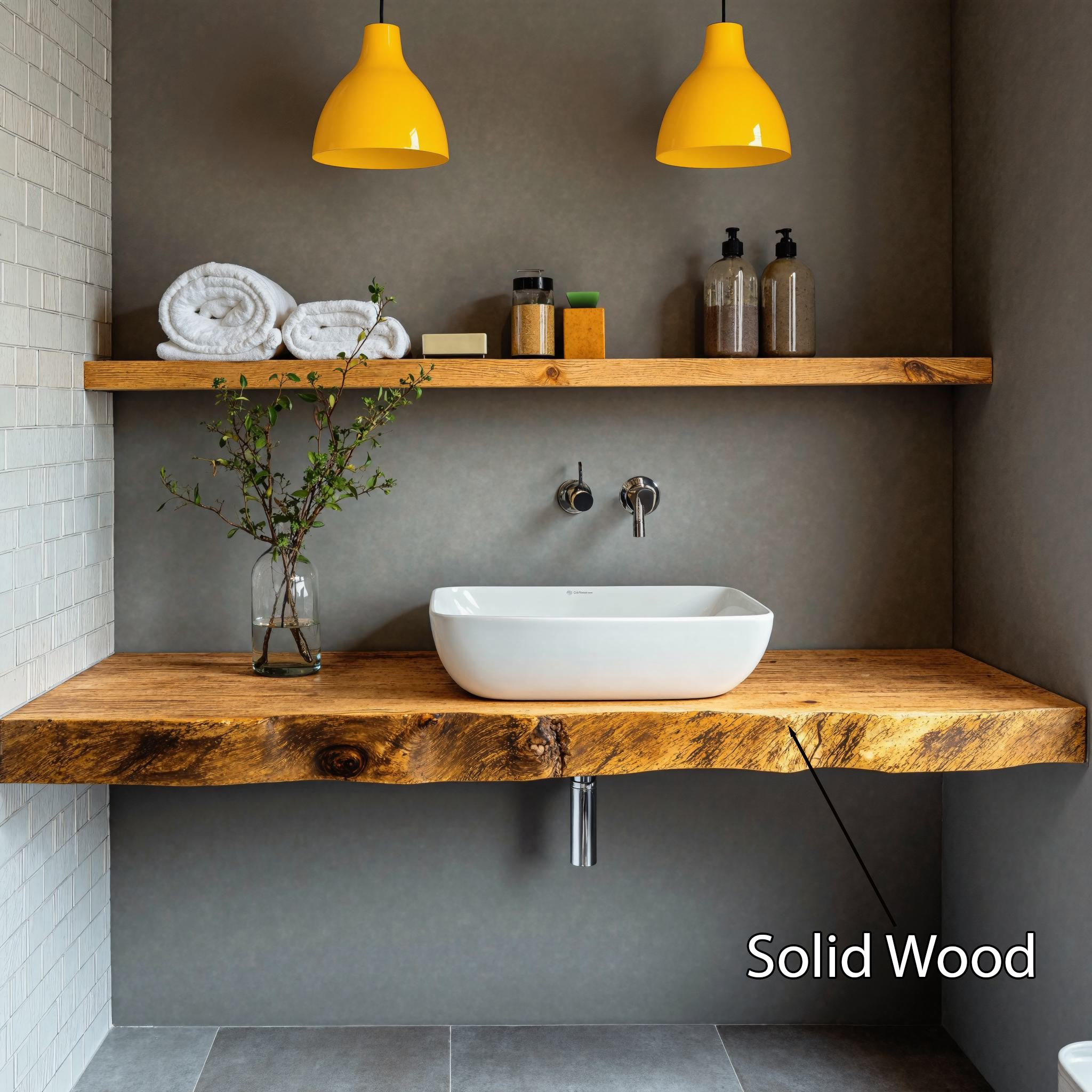 Handcrafted Solid Wood Vanity For Bathroom Furniture SILDTBRV215