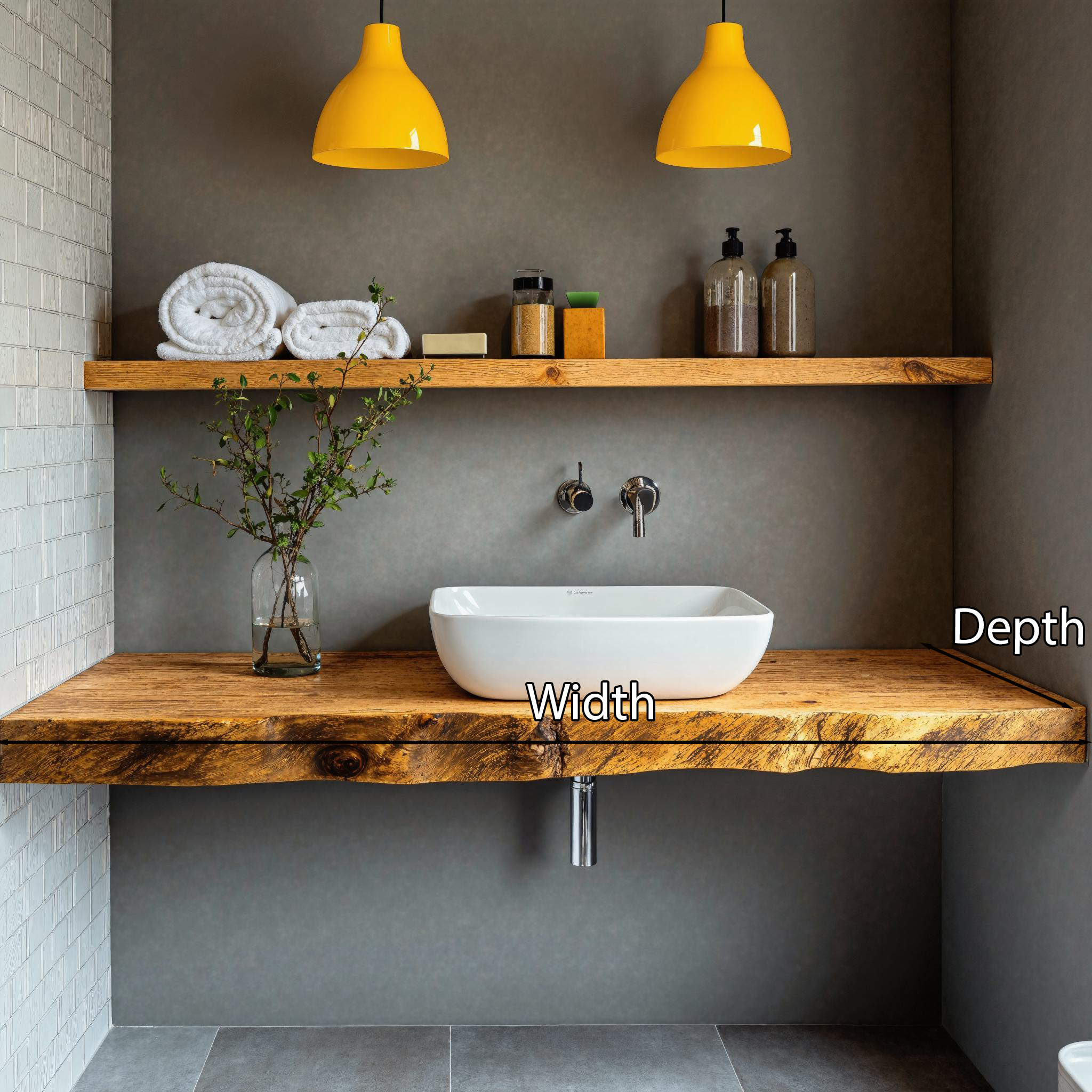 Handcrafted Solid Wood Vanity For Bathroom Furniture SILDTBRV215