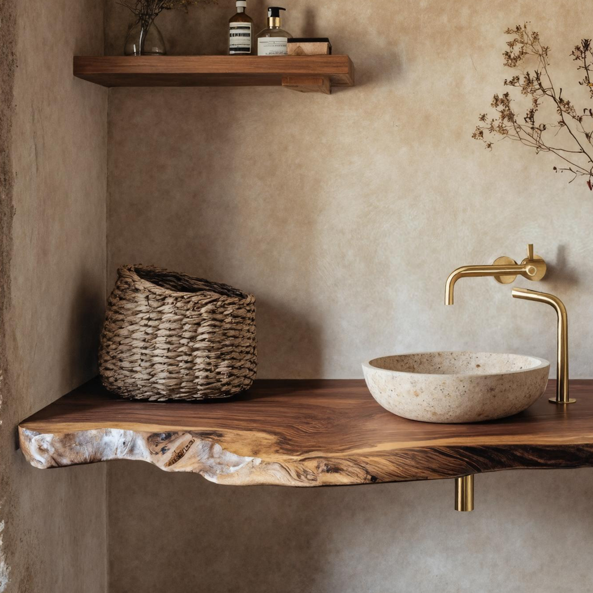 Handcrafted Solid Wood Vanity For Furniture Decor SILDTTRBAS015