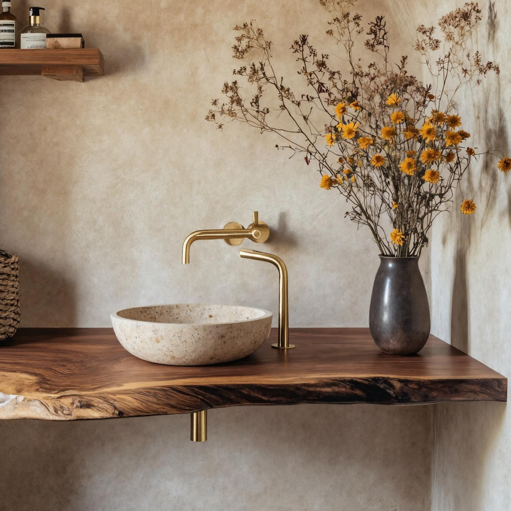 Handcrafted Solid Wood Vanity For Furniture Decor SILDTTRBAS015