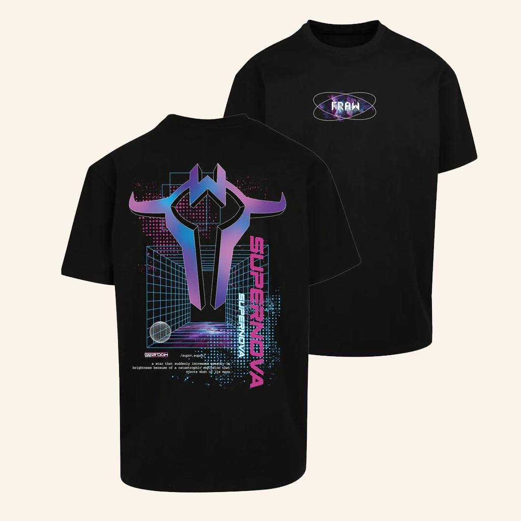 Harder Styles Merch Supernova Black T-Shirt For Husband