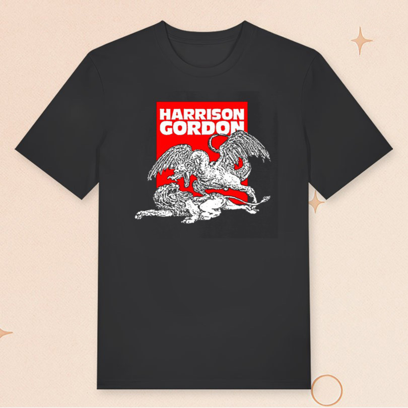 Harrison Gordon Merch Harrison Gordon Black T-Shirt Presents For Music Lovers