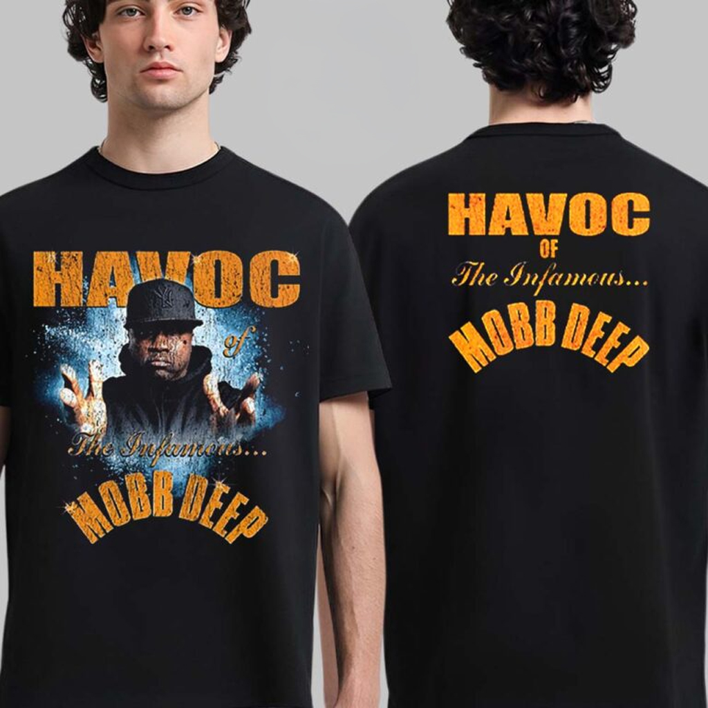 Havoc Of The Infamous Mobb Deep 30th Anniversary Tour 2025 T-Shirt Fan Merch_