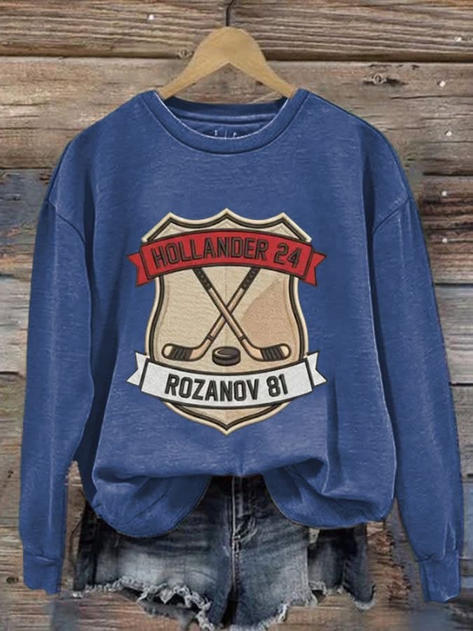 Heated Rivalry Hollander 24 Rozanov 81 Hockey Womens Sweatshirt Best Gift For Hockey Fans