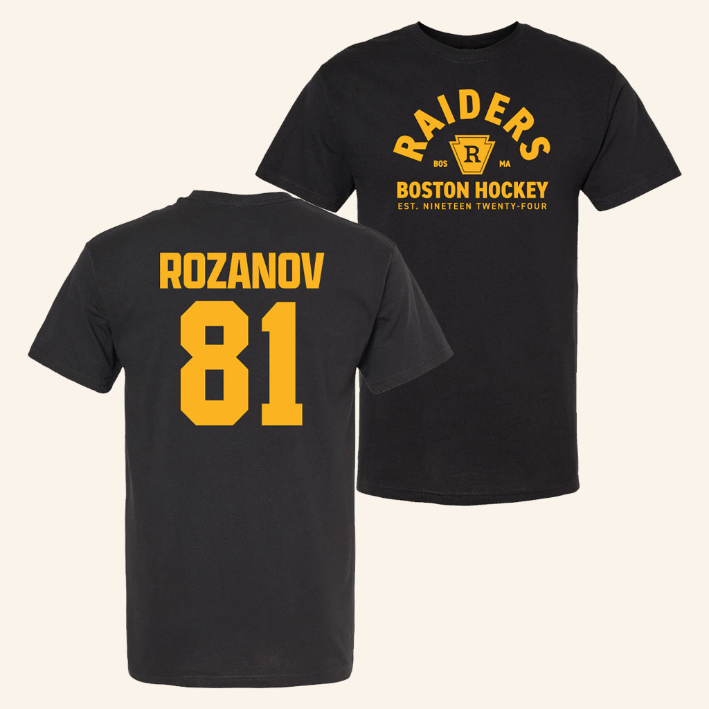 Heated Rivalry Merch Ilya Rozanov 81 Boston Raiders T-Shirt Best Christmas For Boyfriend