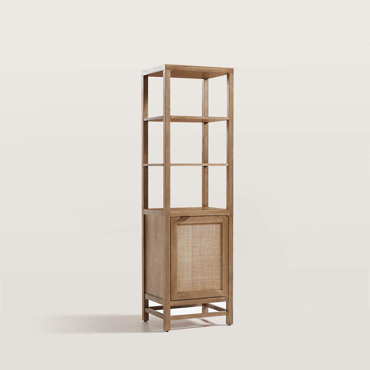 High Open Side Cabinet with One Cabinet Door