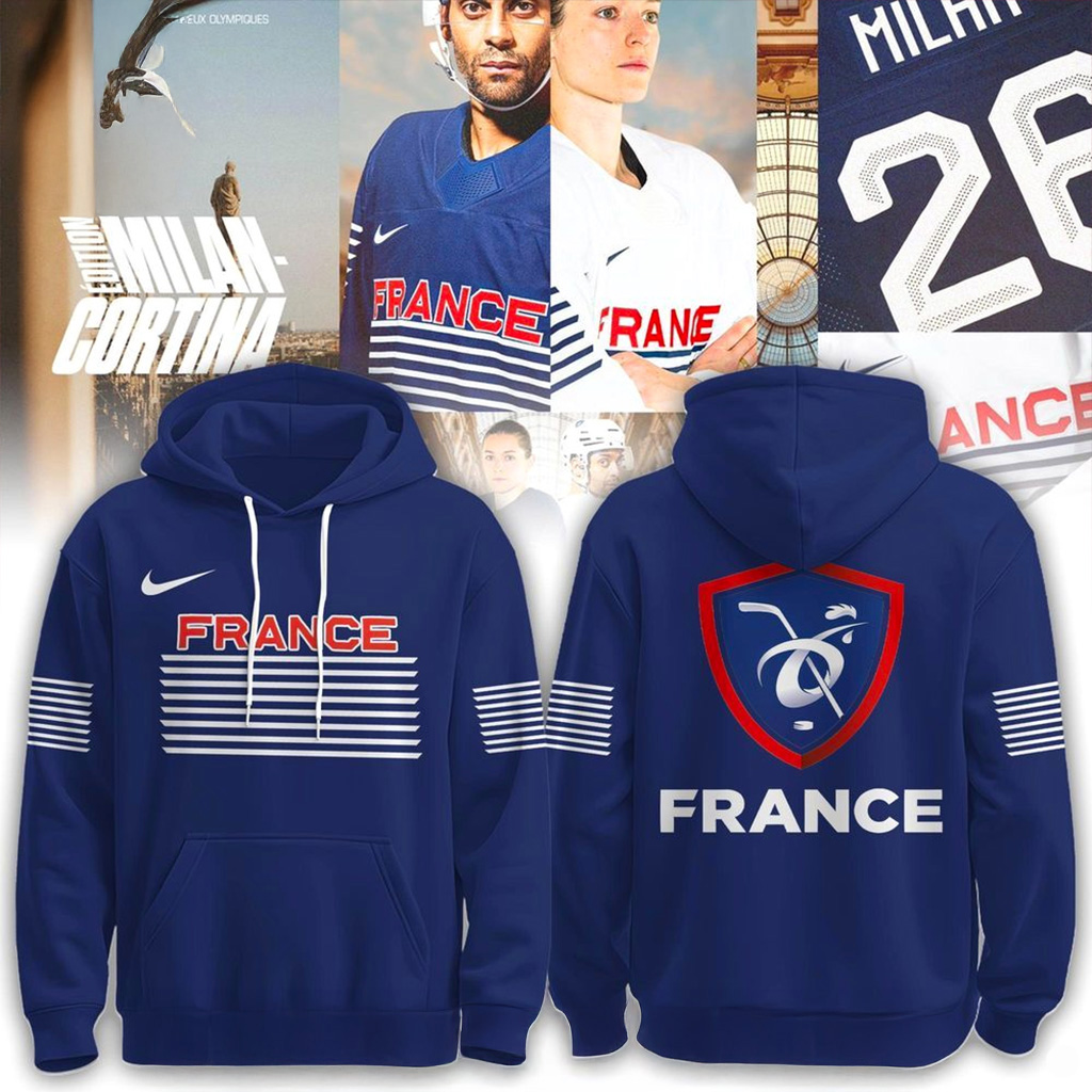 Hockey France 2026 Olympic Hoodie Hockey Apparel Best Gift For Hockey Fans Olympic Gear