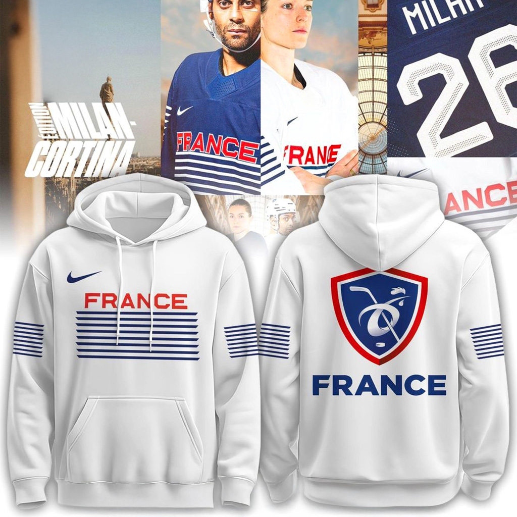 Hockey France 2026 Olympic Hoodie Hockey Apparel Best Gift For Hockey Fans Olympic Outfit