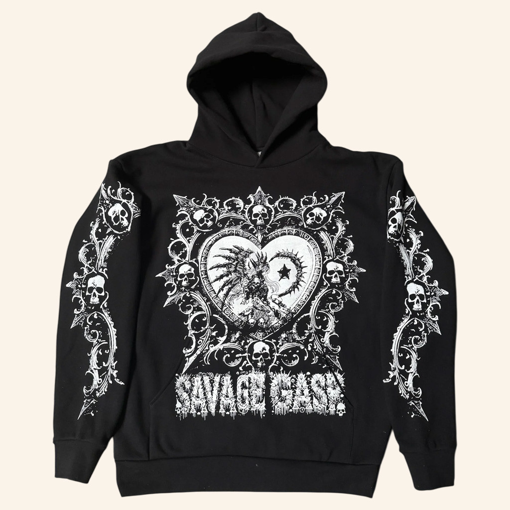 Hollowhearts Merch Heart In Chains Hoodie Gift Ideas For Husband