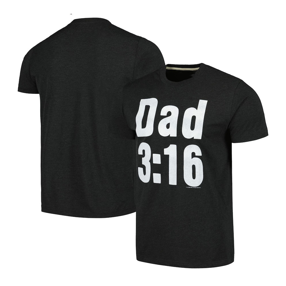 Homage Heather Charcoal Stone Cold Steve Austin Dad 3 16 T-Shirt Retirement Gift Ideas For Men