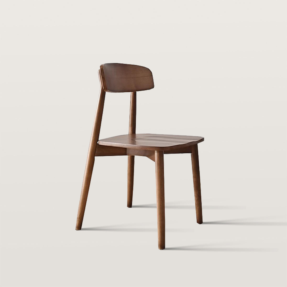 Home Hardface Walnut Colored Dining Chair