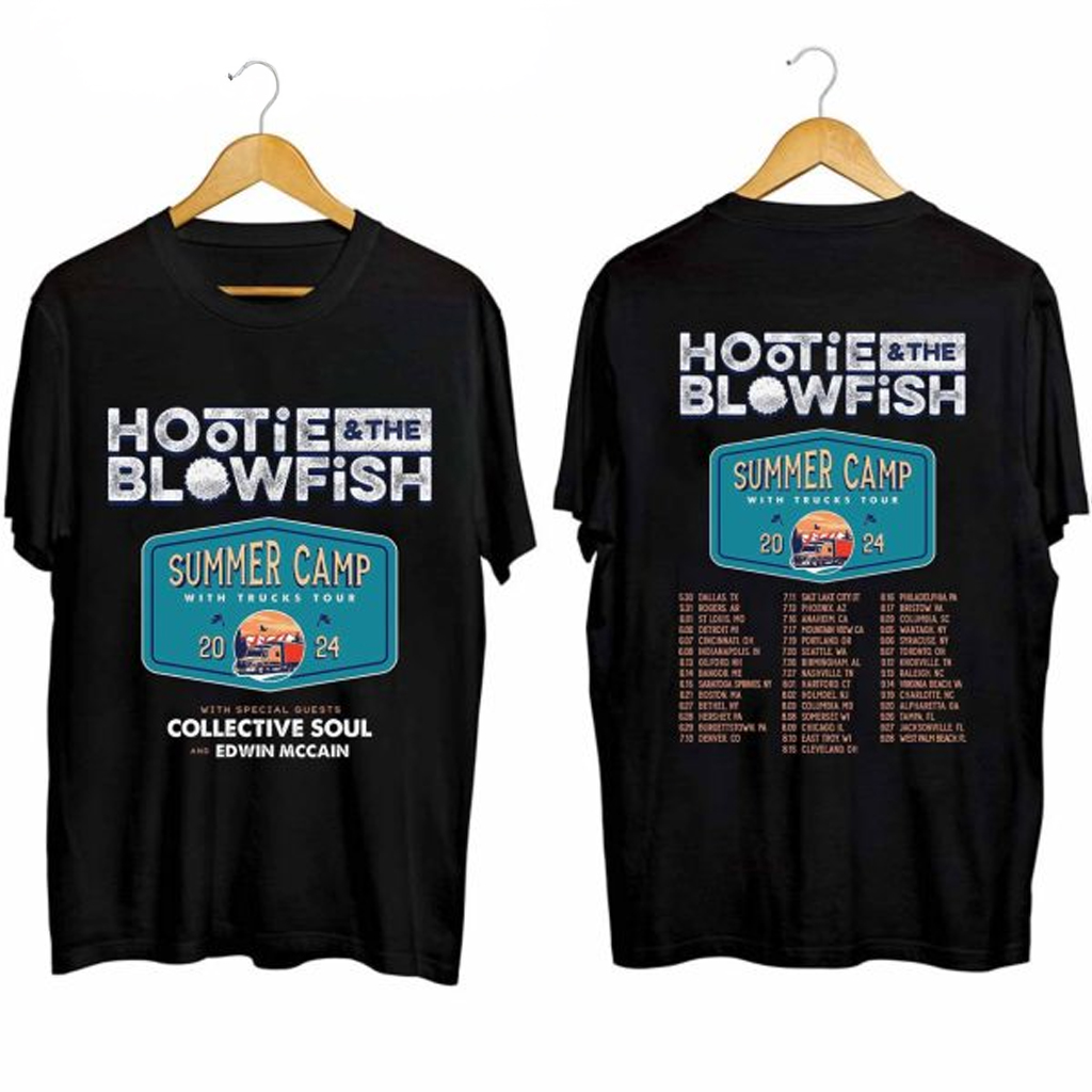 Hootie And The Blowfish Summer Tour Shirt Fan Merch For Rock Music Lovers
