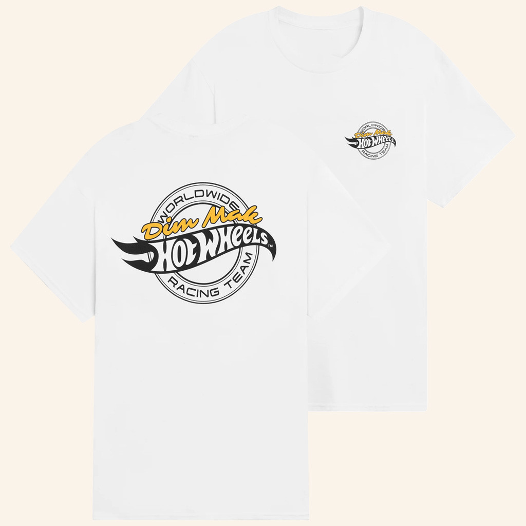 Hot Wheels x Dim Mak Collection Merch Dim Mak Worldwide Racing Team T-Shirt For Him