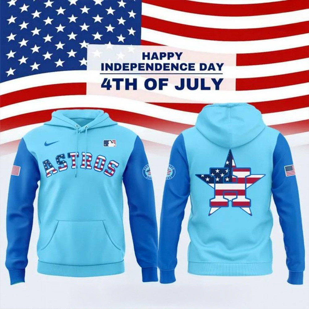 Houston Astros Independence Day 2025 Special Hoodie Houston Astros Merch Gifts For Fans