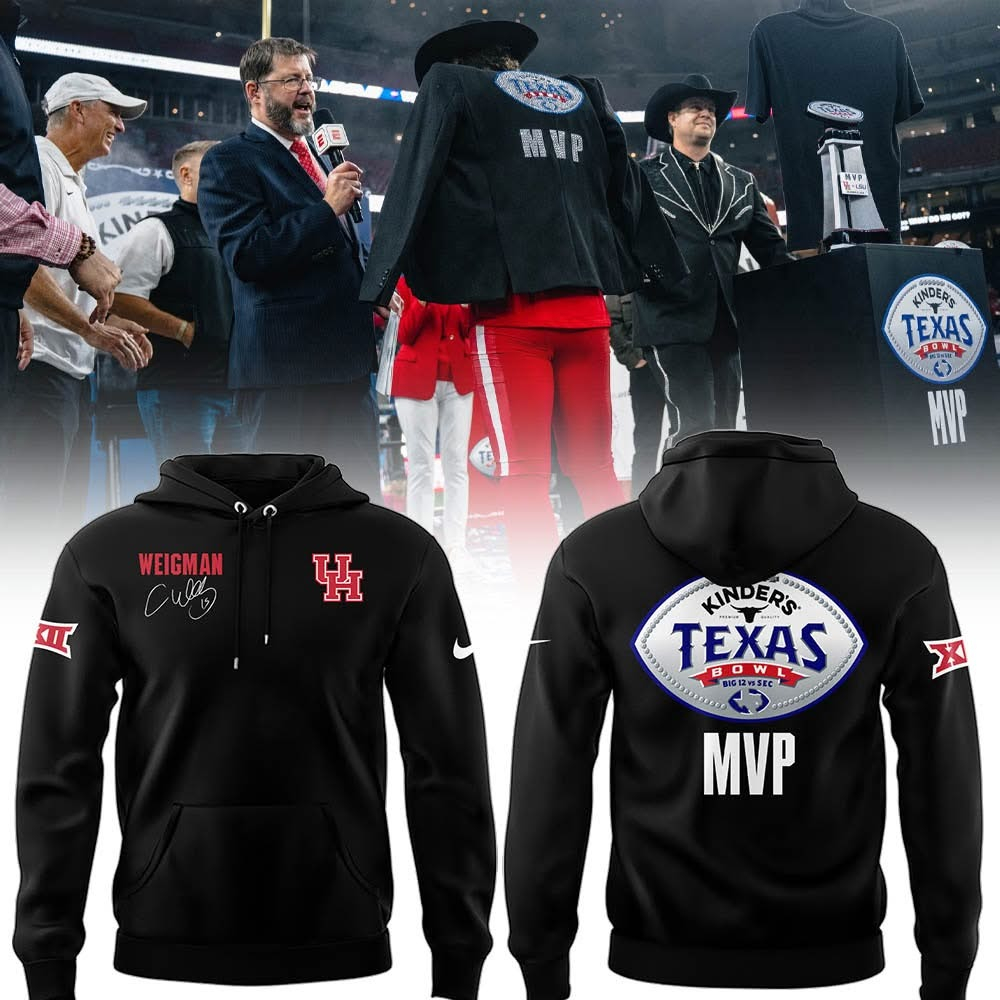 Houston Football Texas Bowl 2025 MVP Hoodie Best Gift For Football Fans