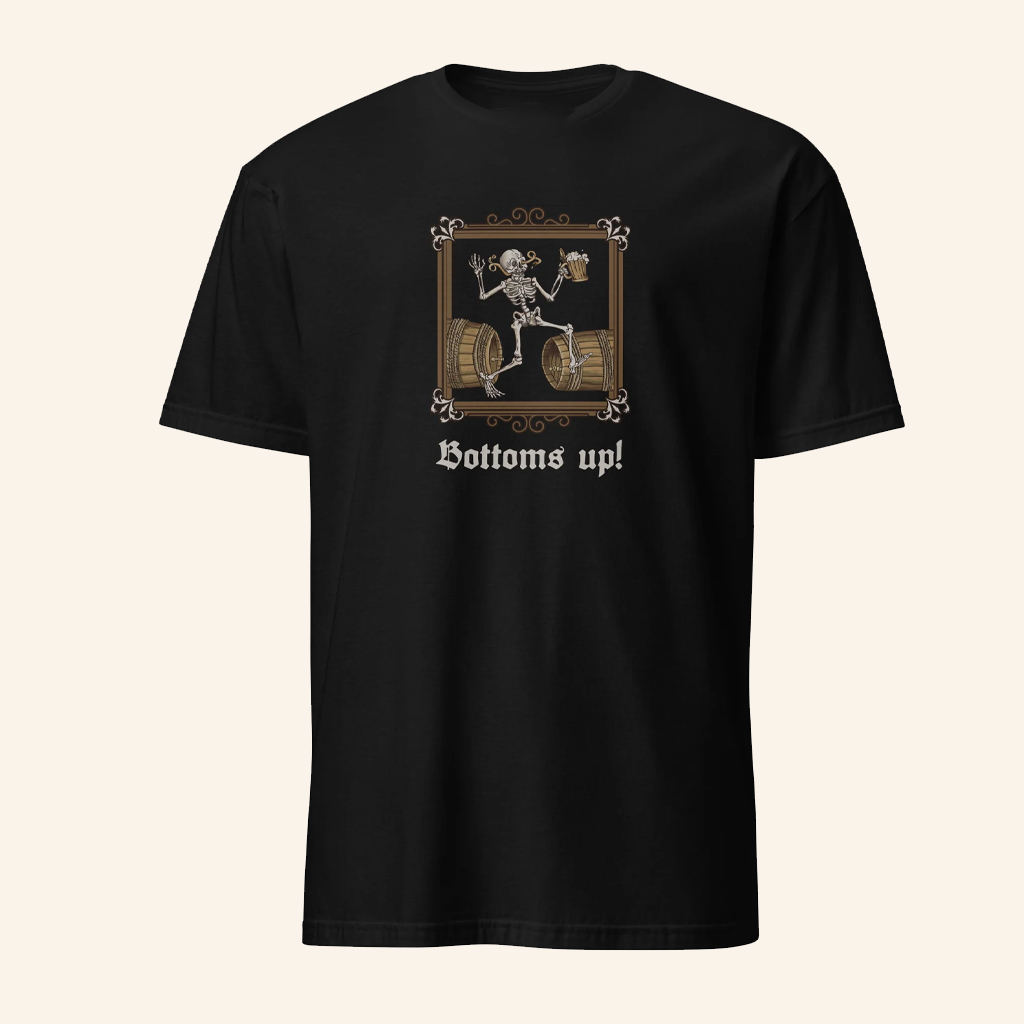 IGN Merch Kingdom Come Deliverance II Bottoms Up T-Shirt Gifts For Father
