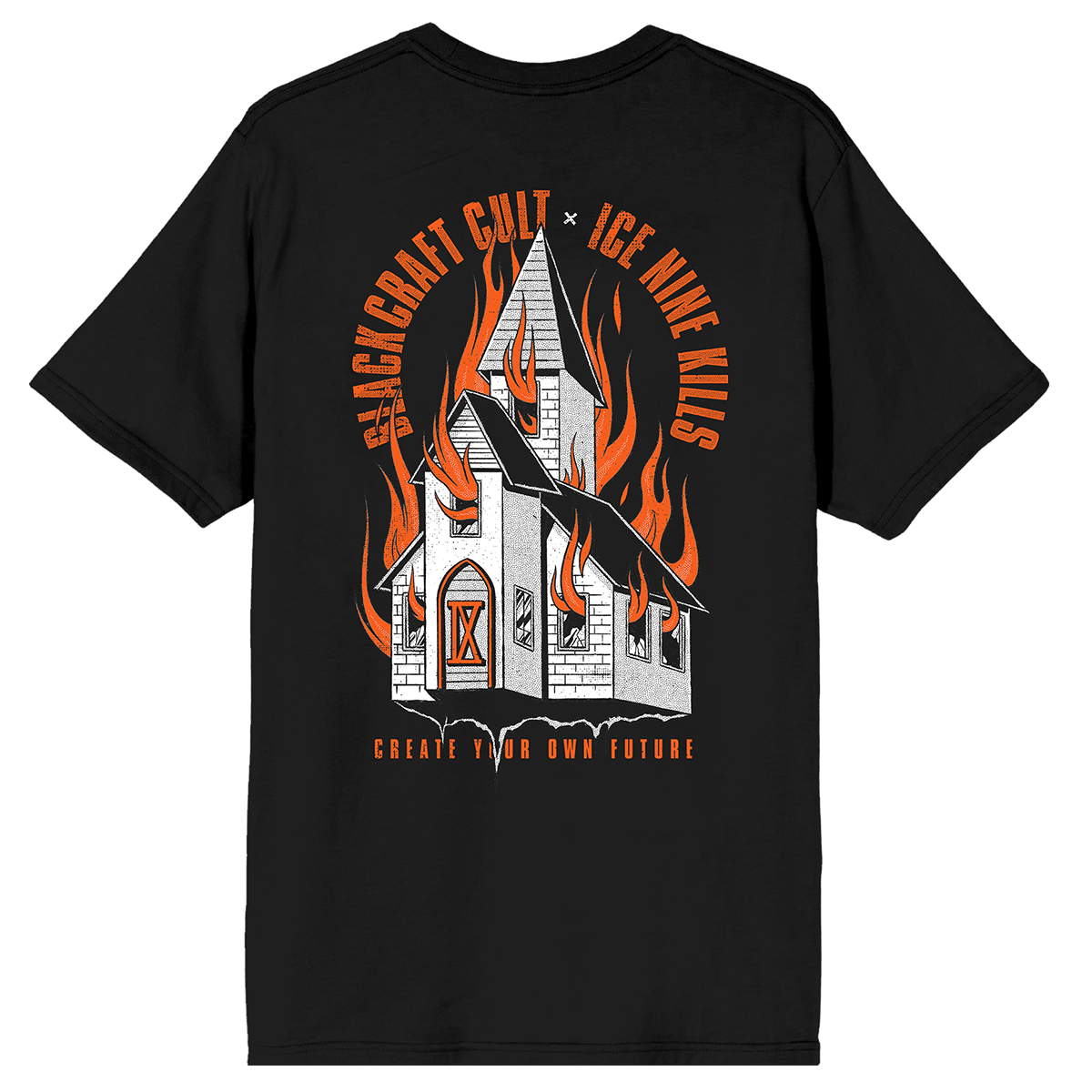 Ice Nine Kills INK Burning Church T-Shirt Band Tour Merch Best Gift For Music Fans