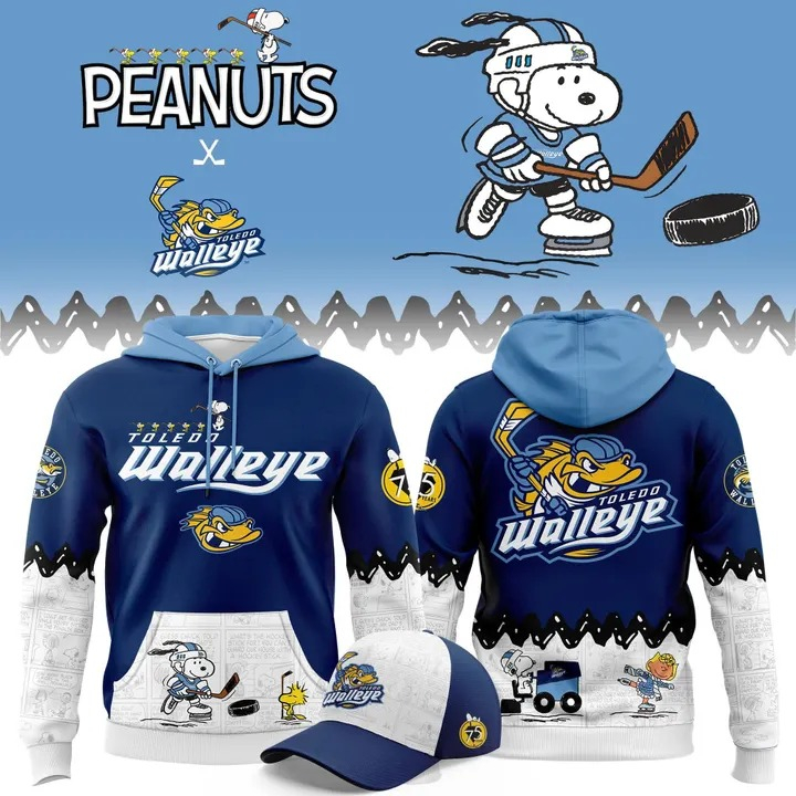 Idaho Steelheads Hockey Peanuts Night Snoopy Hoodie Best Gift For Hockey Fans