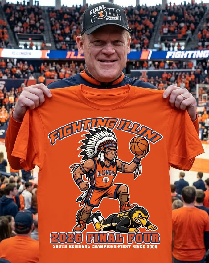 Illinois Fighting Illini Men's Basketball 2026 Final Four T-Shirt