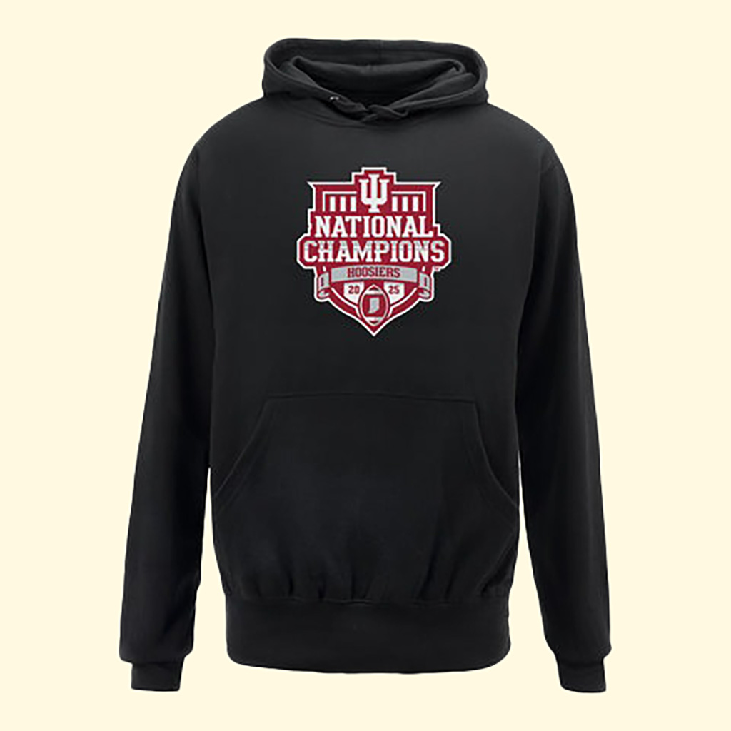 Indiana Hoosiers 2025 Football National Champions Sweatshirt College Football NCAA Merch Best Gift For Football Fans