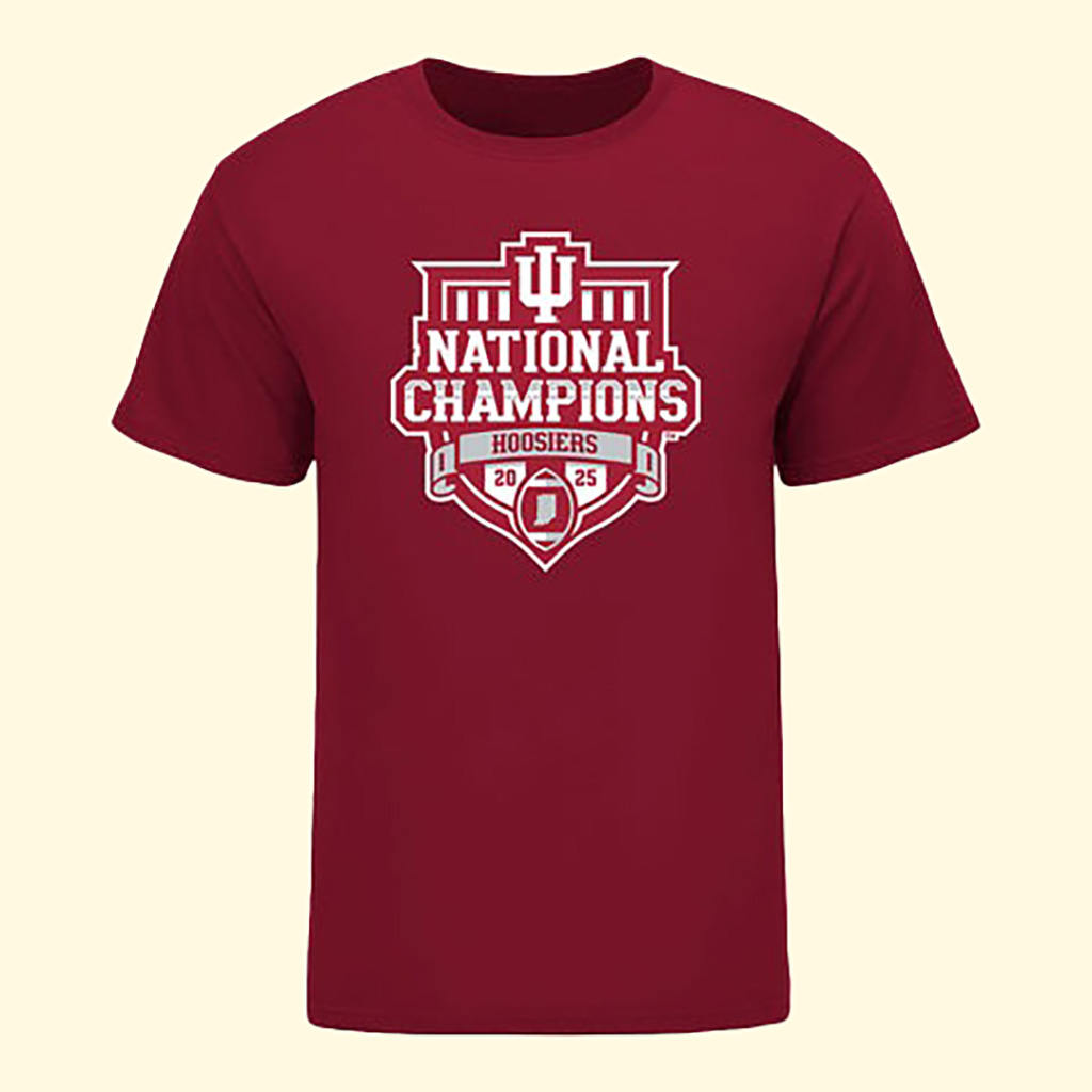 Indiana Hoosiers 2025 Football National Champions T-Shirt Hoosiers Merch College Football Best Gift For Football Fans