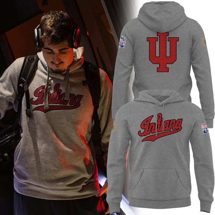 Indiana Hoosiers Football 2026 Chick Fil A Peach Bowl Playoff Hoodie Best Gift For Football Fans