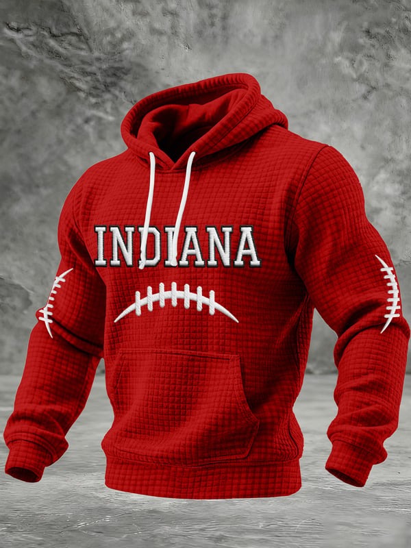 Indiana Hoosiers Football Hoodie Game Day Apparel Indiana Hoosiers Merch Best Gift For Football Fans