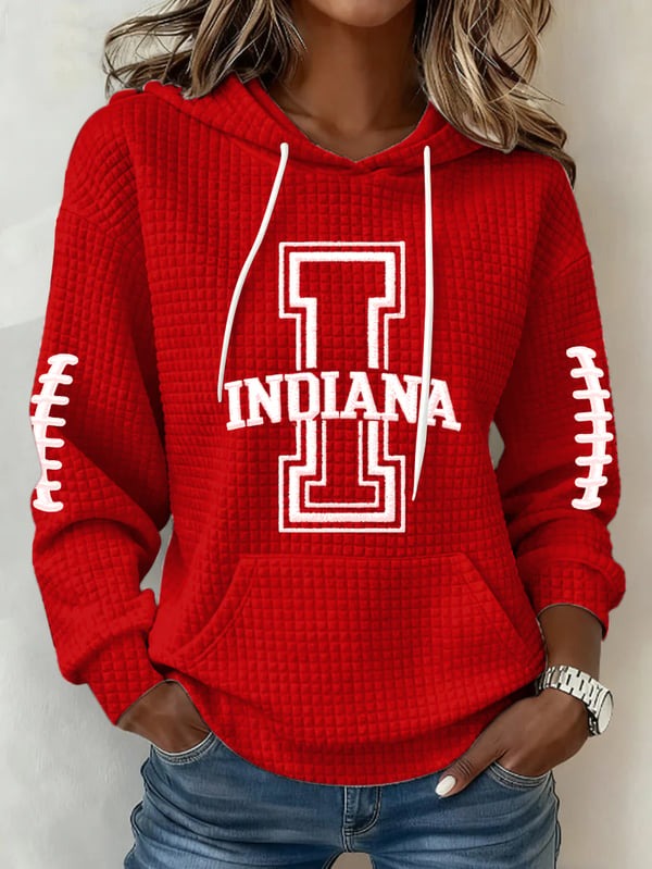 Indiana Hoosiers Hoodie Game Day Hooded Sweatshirt Gifts For Lovers Best Gift For Football Fans