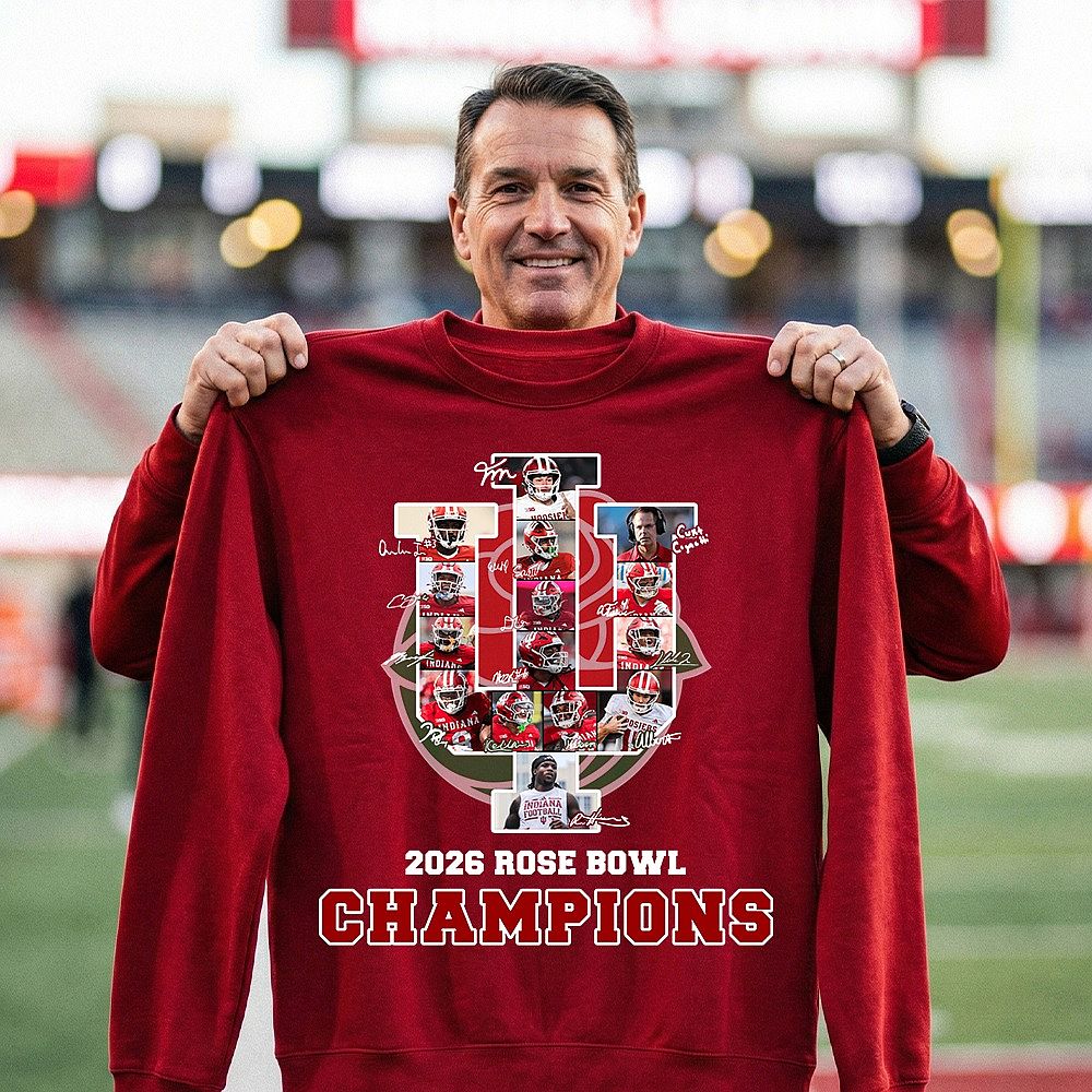 Indiana Hoosiers Rose Bowl Champions 2026 Sweatshirt