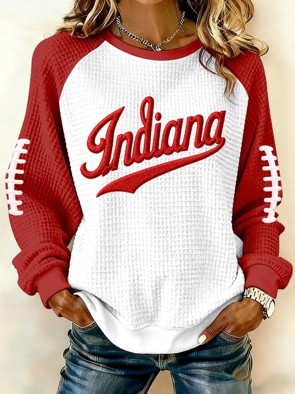 Indiana Hoosiers Sweatshirt Football Game Day Clothing Best Gift For Football Fans