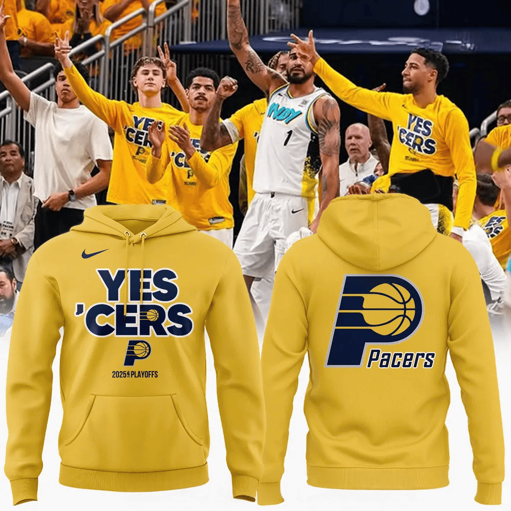 Indiana Pacers Basketball 2025 Playoffs Special Hoodie Indiana Pacers Merch Useful Gifts For Dad