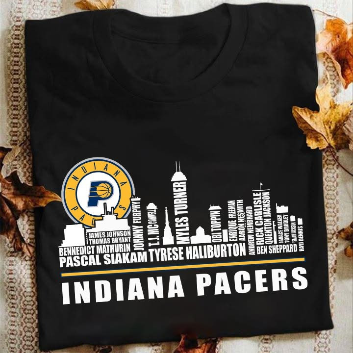 Indiana Pacers T-Shirt Legends Names Baseball Indiana Pacers Fan Unique Gifts