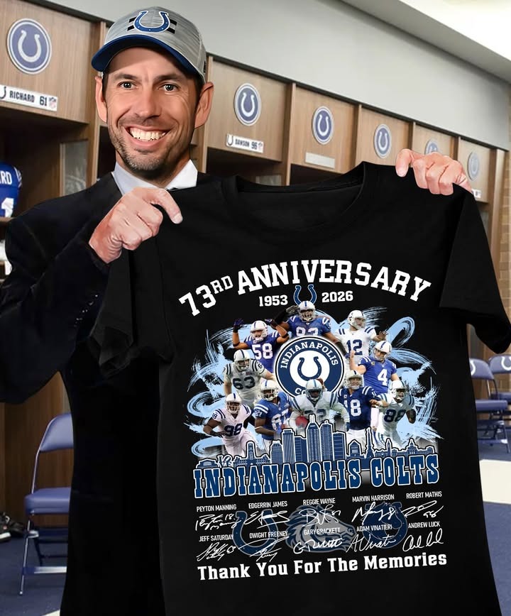 Indianapolis Colts Football 73rd Anniversary 1953 2026 T-Shirt Colts Apparel NFL Best Supporter Gift
