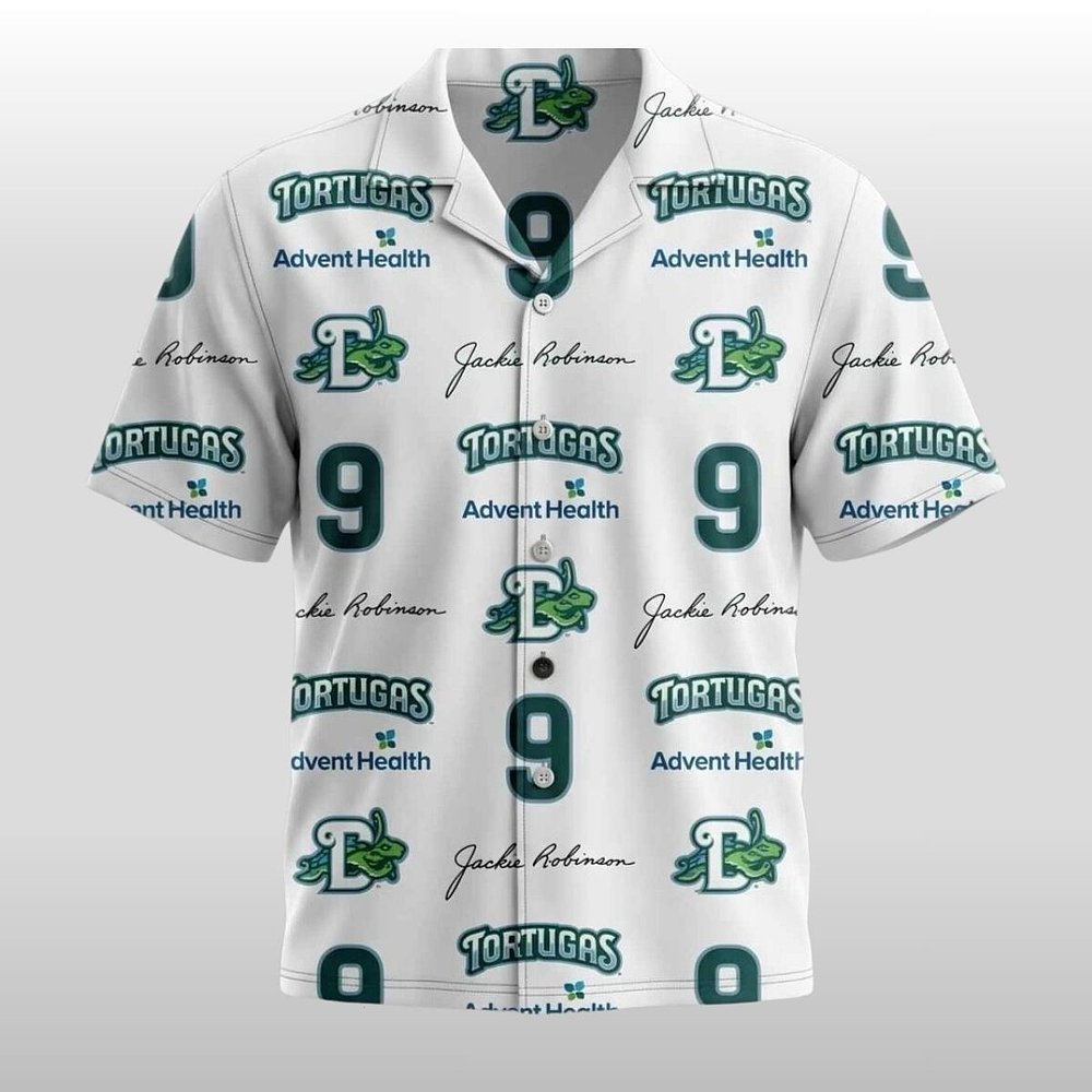 Jackie Robinson X Daytona Tortugas 2026 Hawaiian Shirt Gift For Baseball Fans