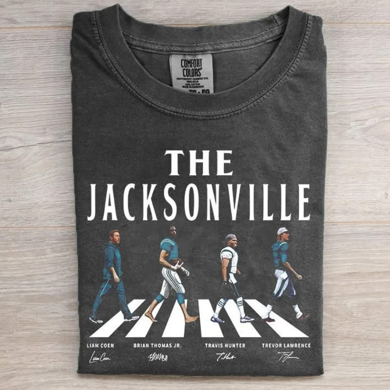 Jacksonville Jaguars Football Players Walk Vintage T-Shirt Best Gift For Football Fans