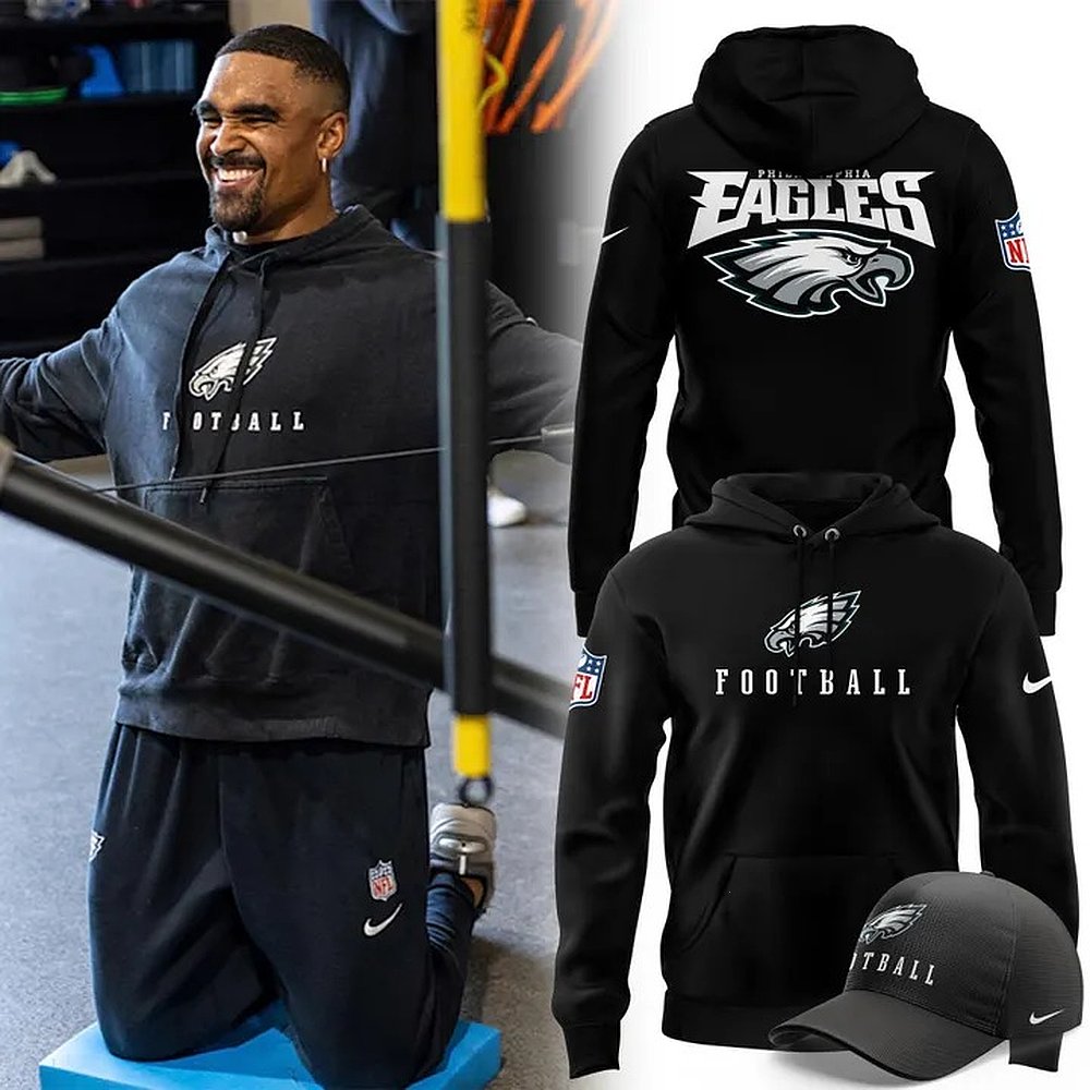 Jalen Hurts Philadelphia Eagles Hoodie Eagles Football Apparel Best Gift For Football Fans