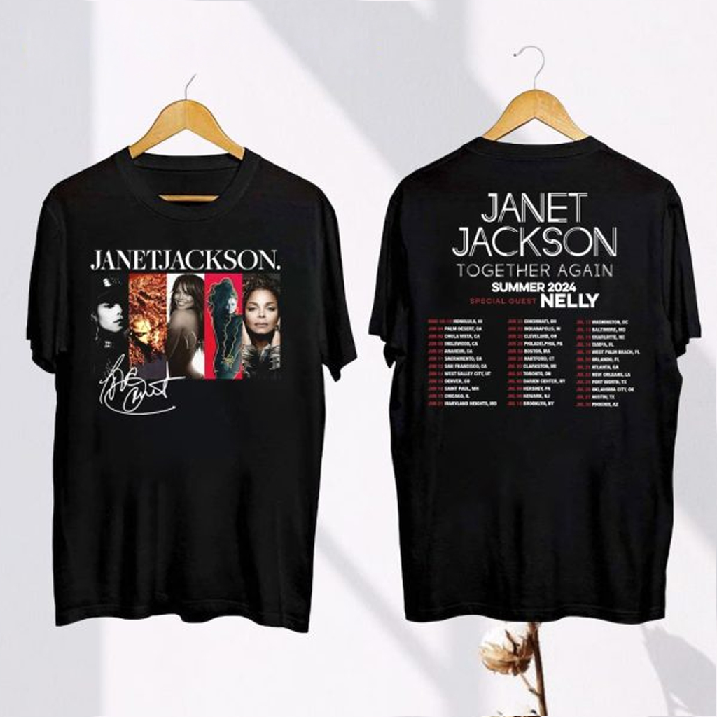 Janet Jackson Together Again Summer Tour Shirt Janet Jackson Merch For Music Lovers