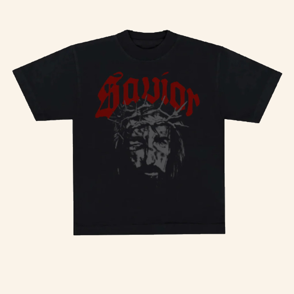 Jesus Image Merch Savior T-Shirt Christian Clothing Christmas For Dad