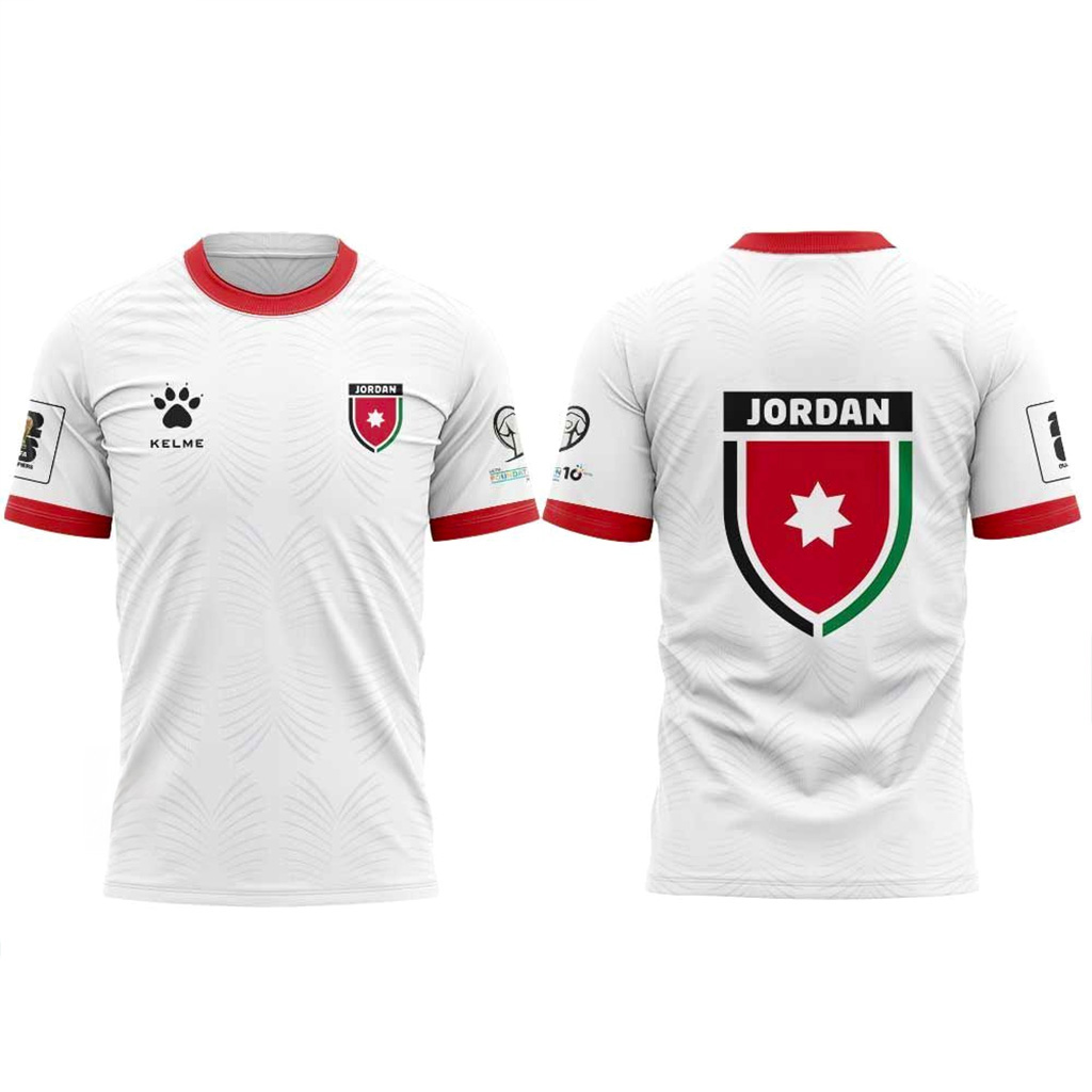 Jordan Football National Team Official 2026 World Cup T-Shirt Soccer Merch Best Gift For Jordan Fans