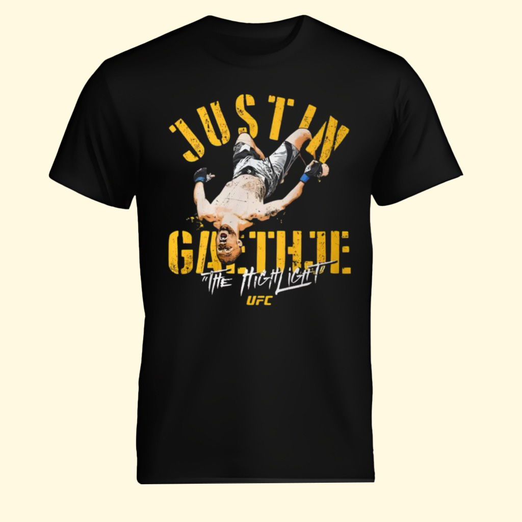 Justin Gaethje The Highlight Shirt MMA UFC Fighter Merch Best Gift For Fans