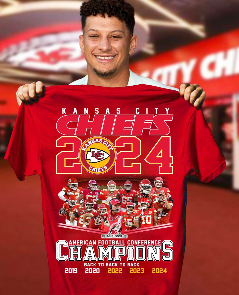 Kansas City Chiefs Champions Shirt Back To Back Kansas City Chiefs Championship Clothing